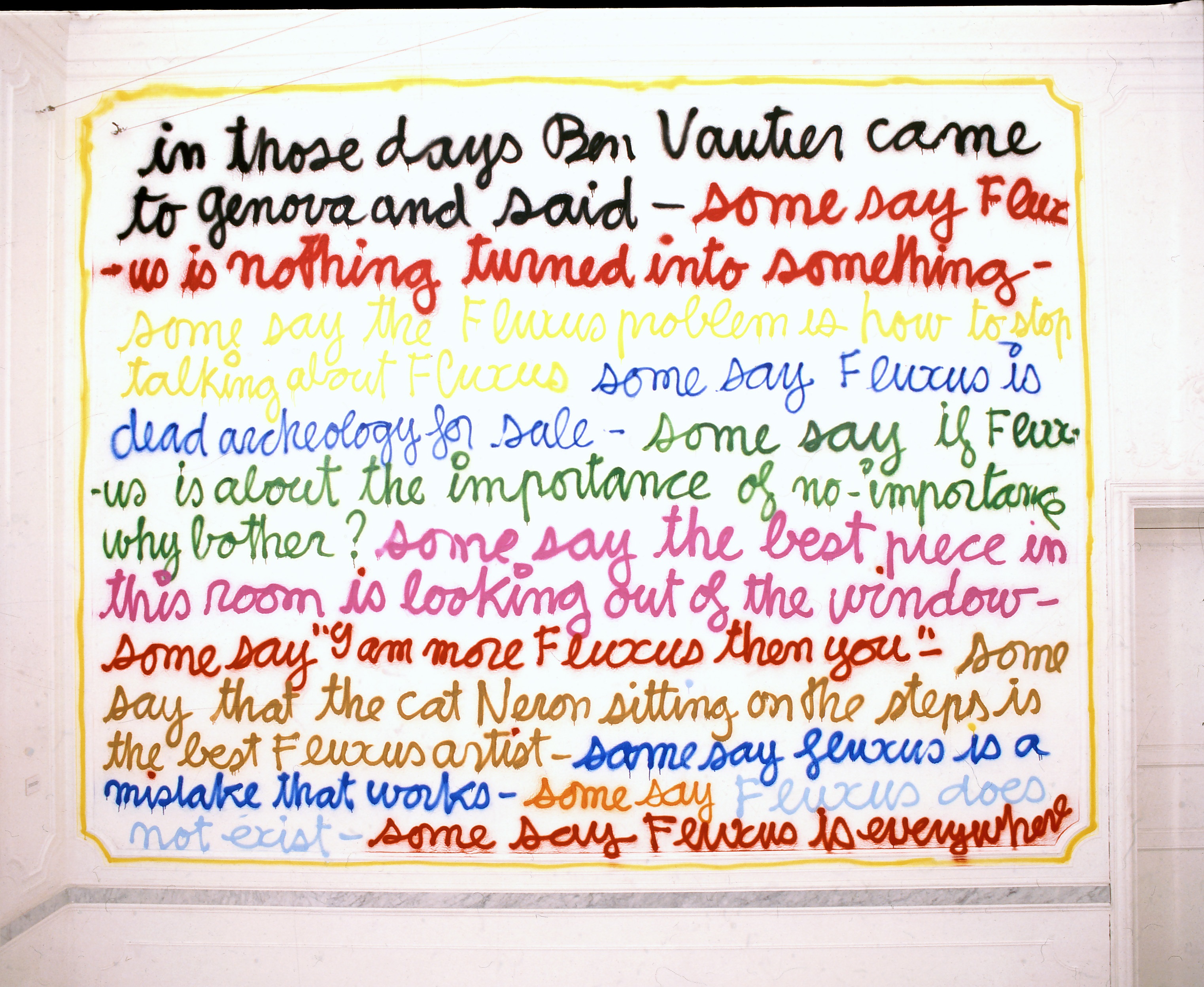 Fluxus cannot save the world | Musei di Genova